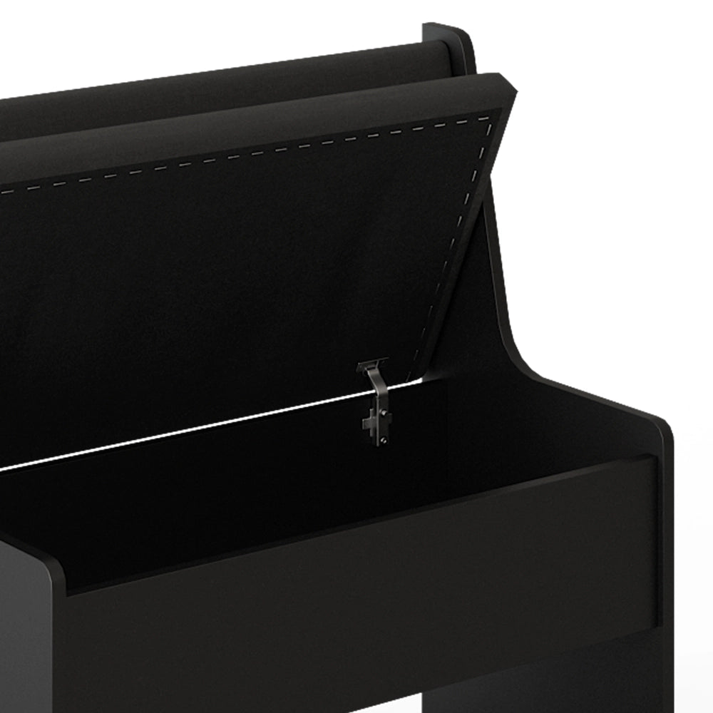 Vicco Panca ad angolo Nero 41.5 x 76.6 cm