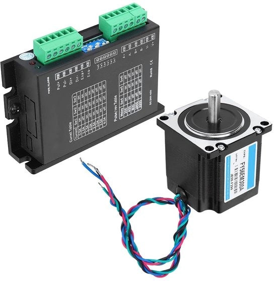 Motore a Passo 24V/3A Nema 23 - Motore con Alta Tensione per Automazione
