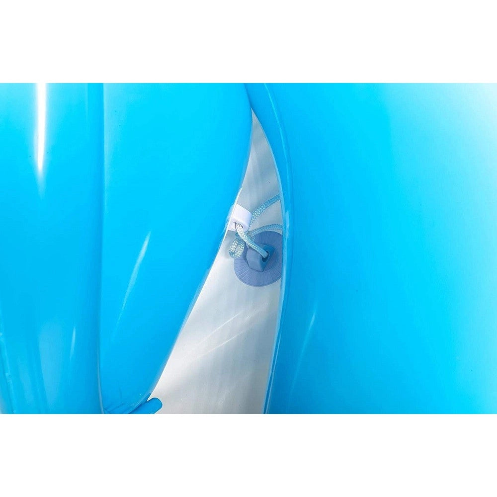 Trade Shop - Piscina Per Bambini Arcobaleno 2 Anni+ Gonfiabile 257x145x91cm Con Scivolo 53092 -