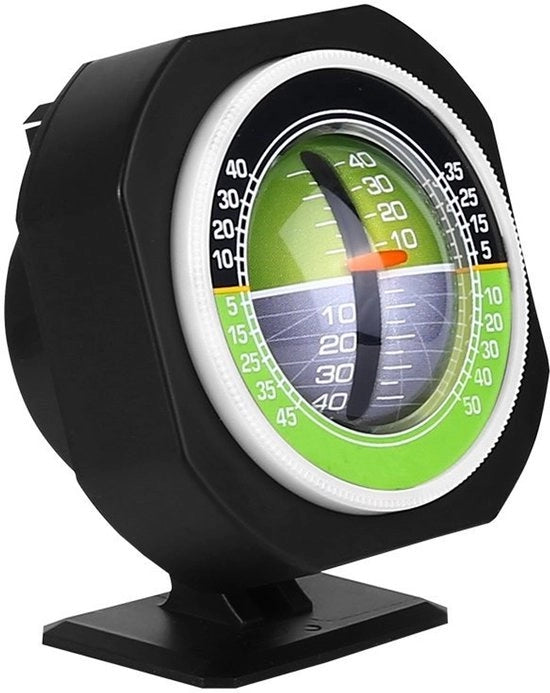 Misuratore di Inclinazione di Alta Qualità - Auto Misuratore di Inclinazione - Stabilizzatore di Base Regolabile - Alta Sensibilità - Materiale ABS Duraturo - Impostazione Facile - Inclinometro
