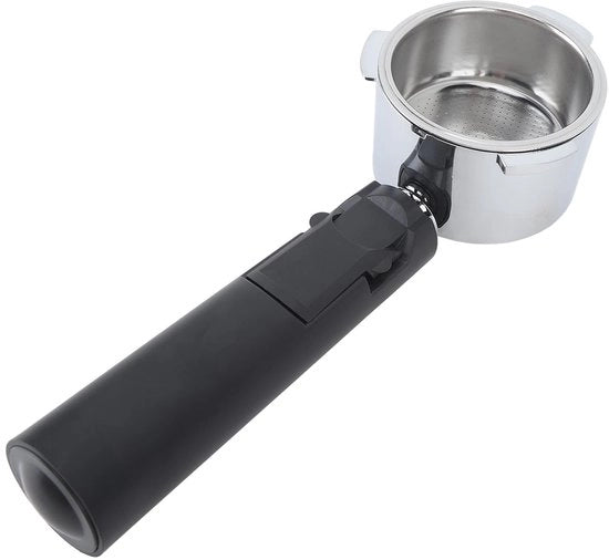 Portafilter 51mm senza fondo - Manico per caffè - 4 tazze - Ergonomico - Portafilter in lega di alluminio duratura