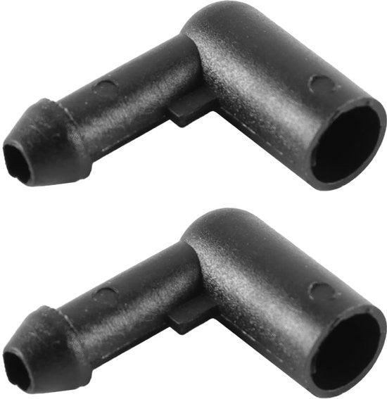 Connettori per irrigatori - 2 pezzi - Adatti a Vauxhall/Opel - Facili da installare - Materiale: Nylon - Dimensioni: 26 x 19 mm - Connettore per tubo