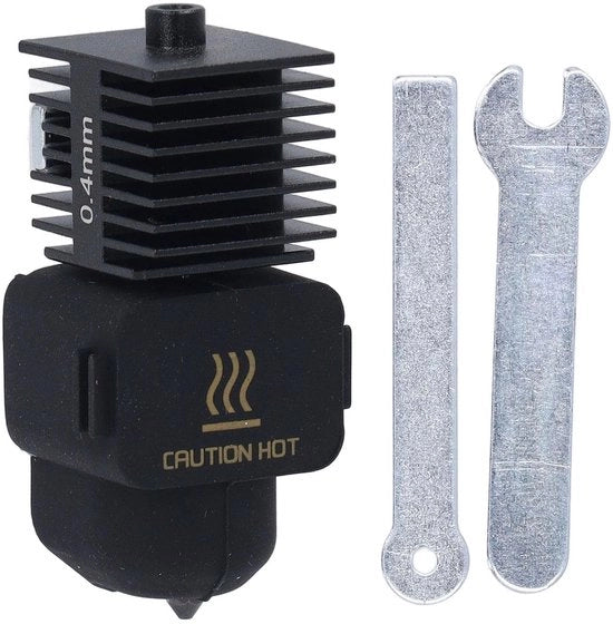 Kit di Hotend Removibile in Acciaio - 0,4 mm - Resistente al Calore - Lunga Durata - Per Stampante 3D - Nozzle per Stampante 3D