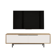 Supporto TV in legno "ON1-SW" - 160 x 35 x 45 cm - Bianco