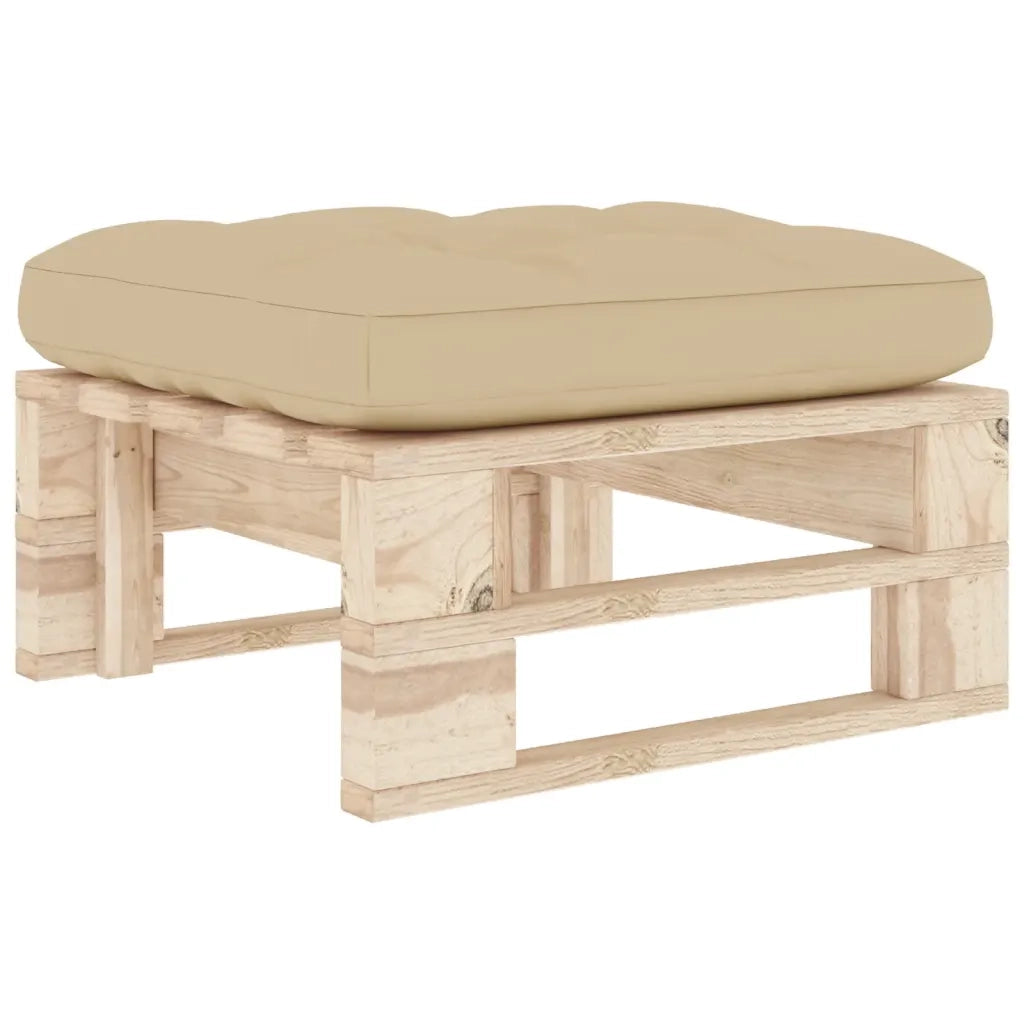 Ottomana da Giardino Pallet in Legno di Pino Impregnato CFW1581676