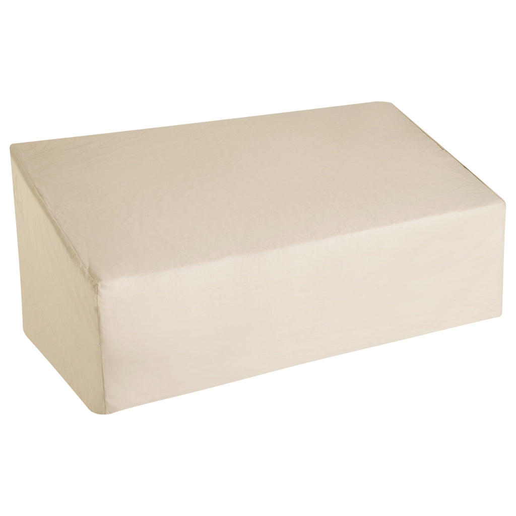 Copertura per Divano da Giardino 3 Posti ¨C zephmum ¨C Beige Impermeabile 218x111x101 cm