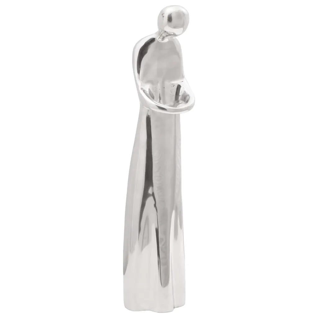 Scultura Argento 10 x 16 x 49 cm Alluminio CFW3508925