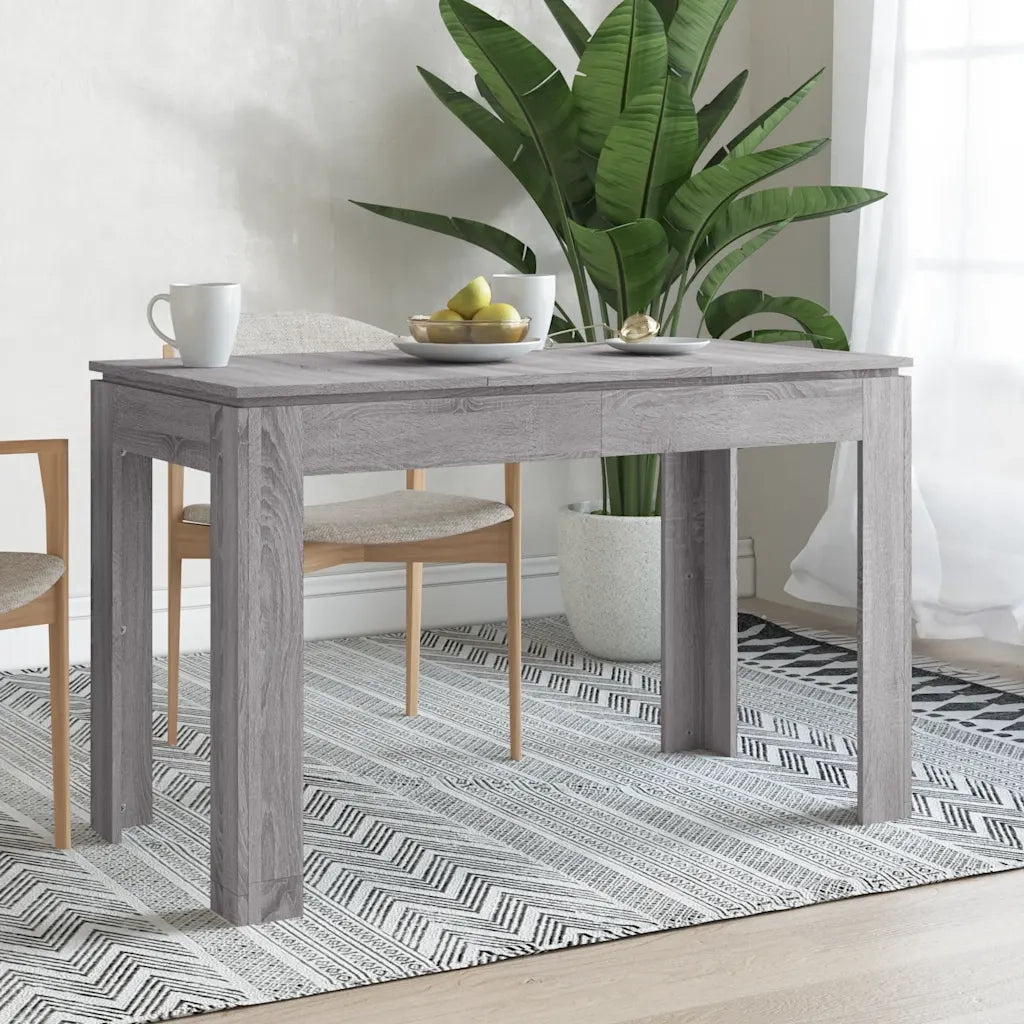 Tavolo da Pranzo | Tavolo da cucina Grigio Sonoma 120x60x76 cm Legno Multistrato