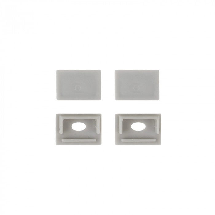 Profilo LED GPS02 incasso anodizzato, schermo trasparente 2m