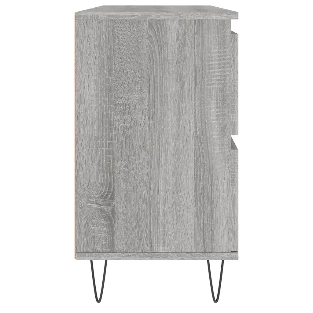 Mobile da Bagno | Armadio da bagno Grigio Sonoma 80x33x60 cm in Legno Multistrato