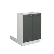 Vicco Isola cucina Verde-oro Country House 60 cm senza piano di lavoro