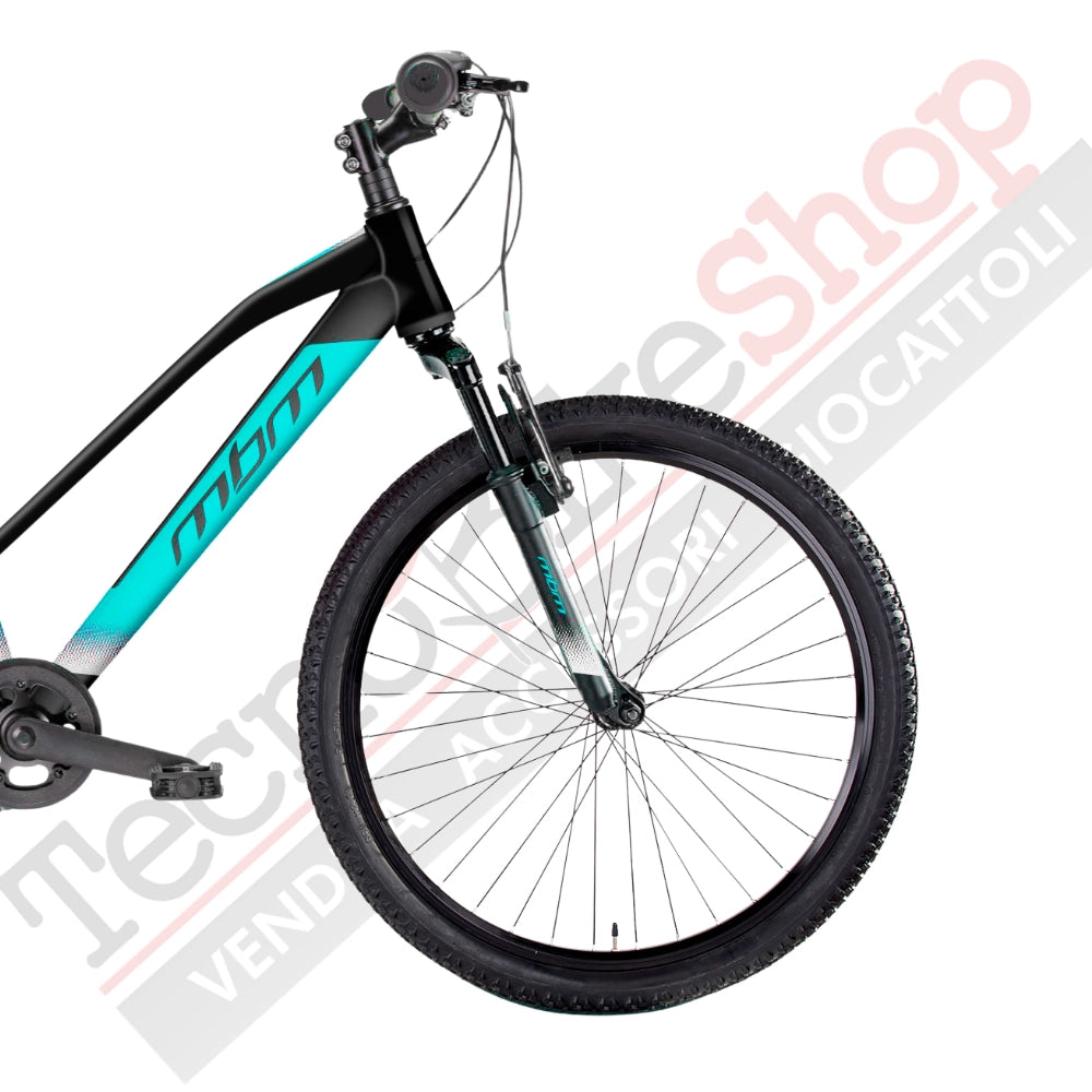 Bicicletta MTB Donna MBM District 26" con Cambio 7 Velocità-Verde