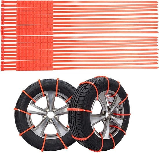 Serrature antislip universali per catene da neve per auto, camion, SUV - 20 pezzi - catene da neve autoband.