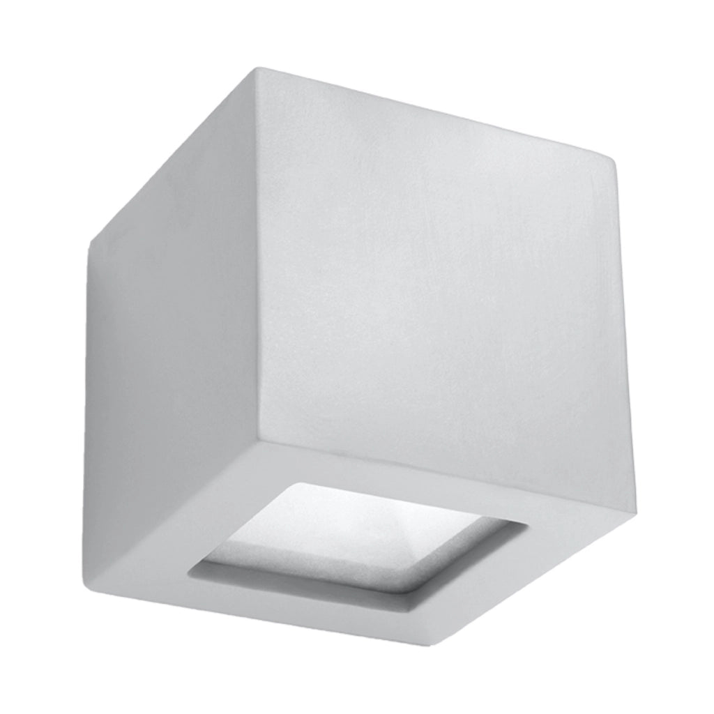 Lampada da parete in ceramica LEO grigio