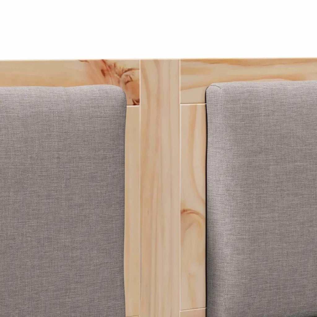 Testiera Altro Marrone 200 cm Legno di pino massello 878937