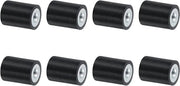 8 pezzi di supporti a gomma per isolamento vibratorio M5 a viti a 15 x 20 mm - sostituisce i supporti anti-vibrazioni - blocco di base Silentblock