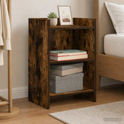 Comodini Rovere Fumo 40 x 30 x 60 cm Legno ingegnerizzato 8011003