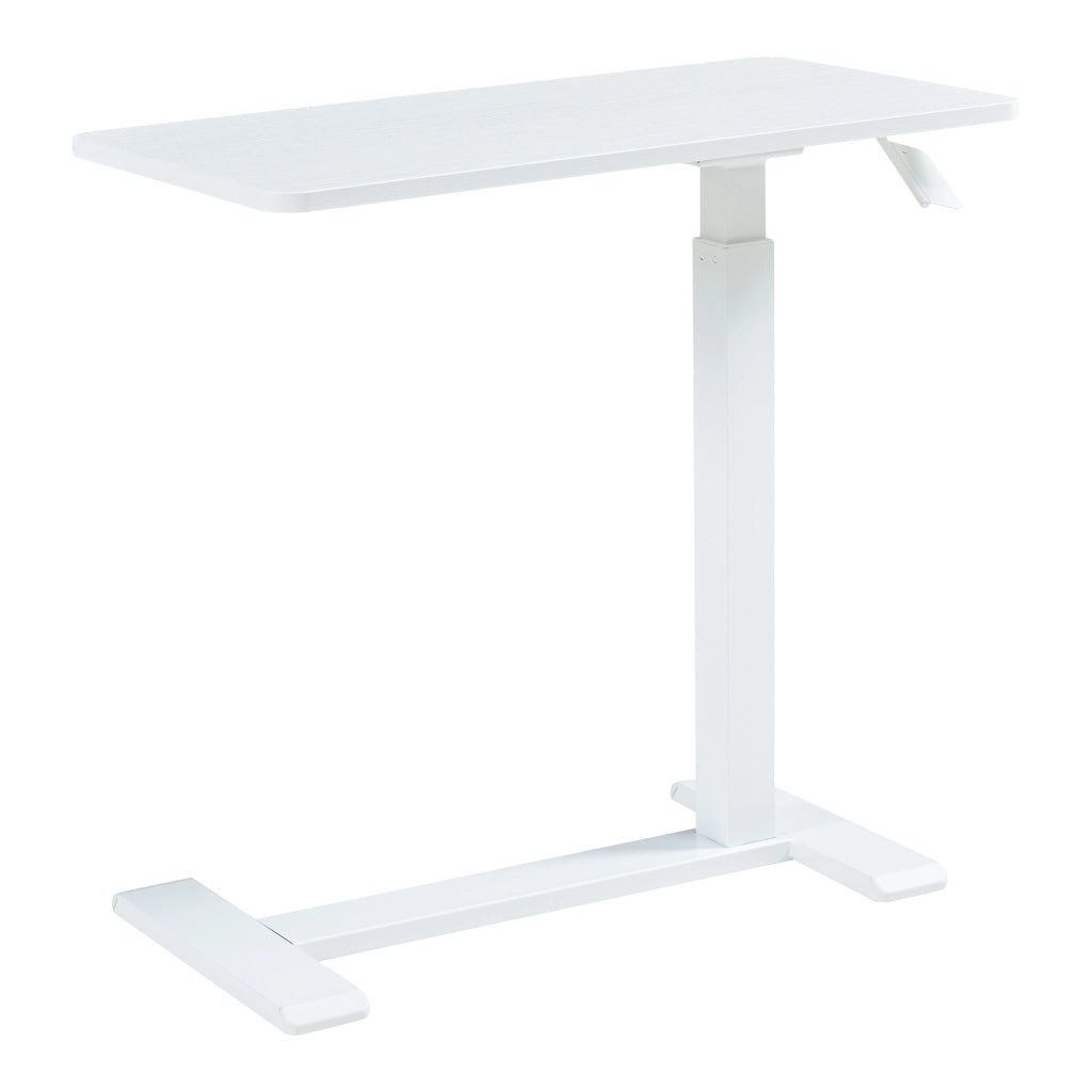 Tavolo per Notebook Klirg con Piano Regolabile in Altezza - Bianco [en.casa]
