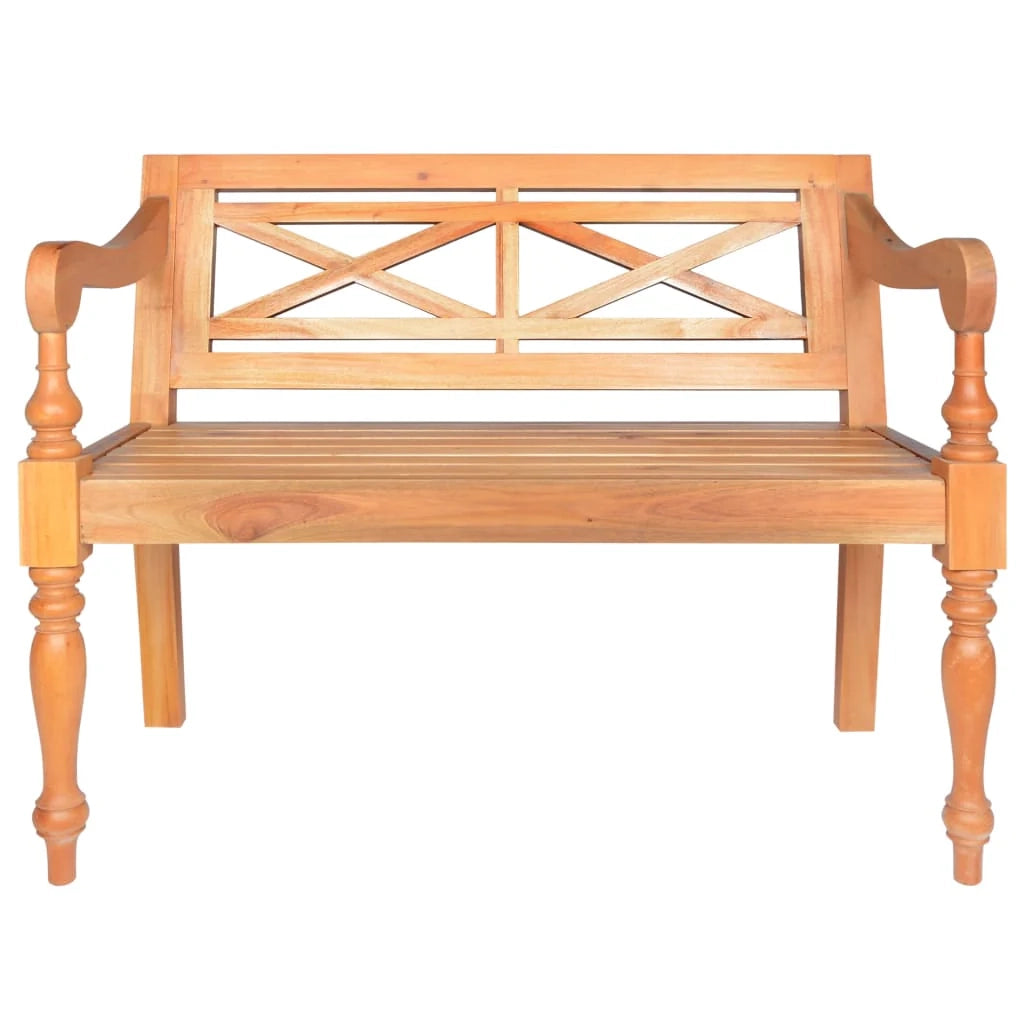 Panca/panca Batavia 98 x 50 x 82 cm legno massello di mogano marrone chiaro 02_0011008