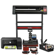 Plotter da Taglio Vinile, Stampante & Presse a Caldo 5 in 1 per Sublimazione