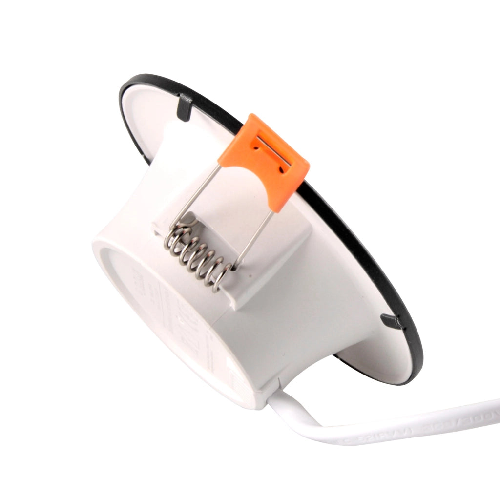 Faretto LED incasso Polux ZOE nero tondo 430lm 4000K