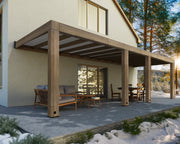 Pergola Helsinki 3X8.6 m Pergola in legno di cedro