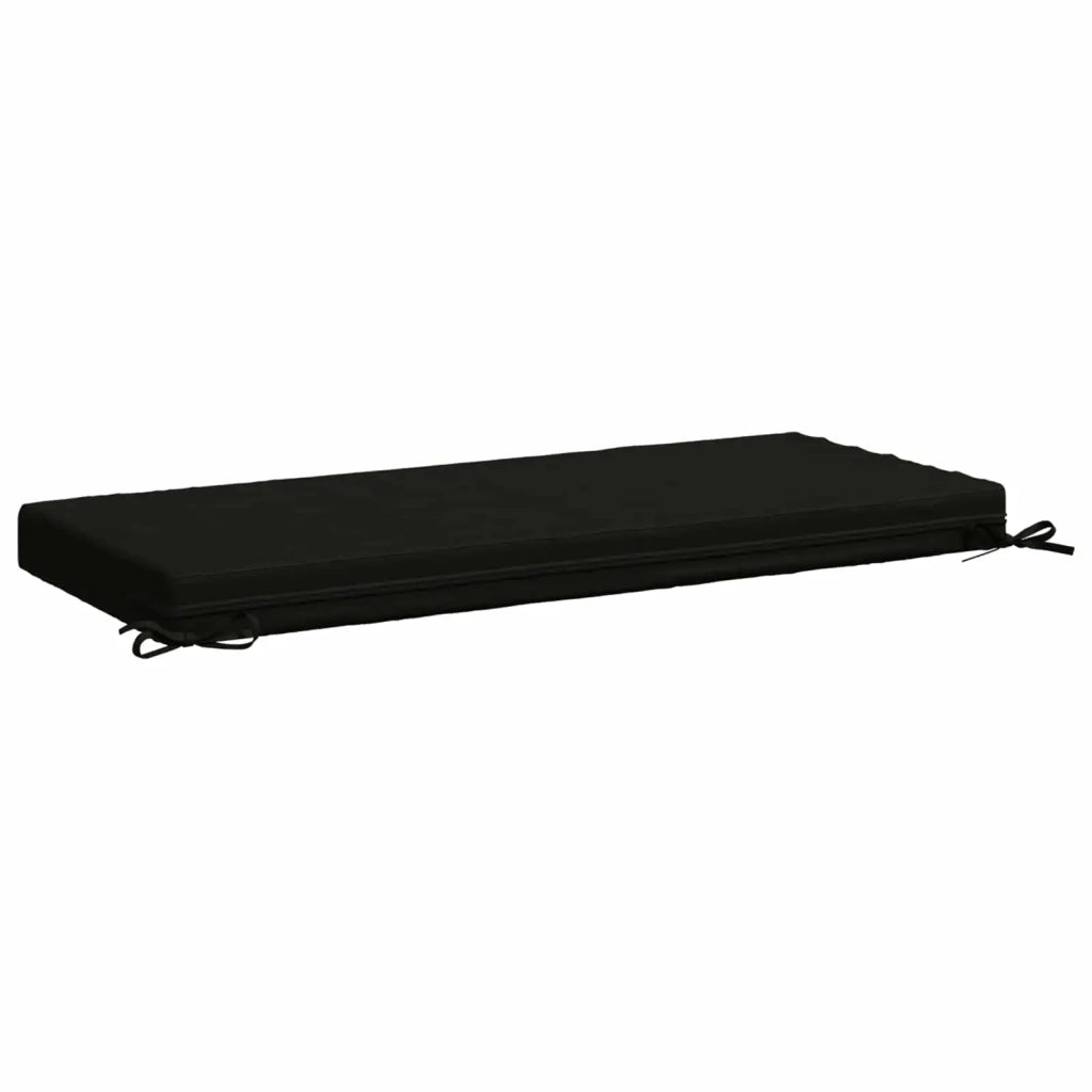 Cuscino per panchina SOEST 100% Poliestere Nero 110 x 50 x 8 cm 950138