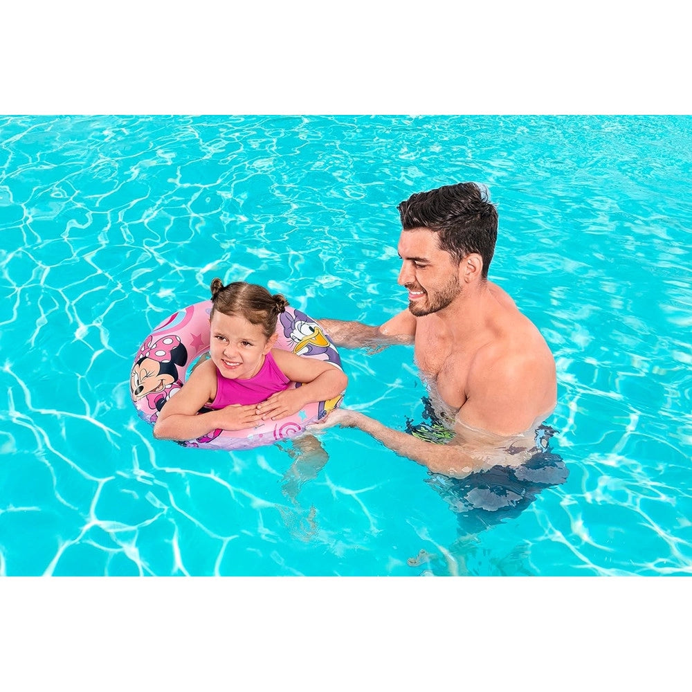 Trade Shop - Ciambella Gonfiabile Salvagente Minnie Paperina Mickey Mouse Mare Piscina Spiaggia 91040 -