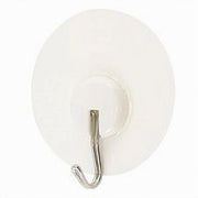 Trade Shop - Set 2 Pz Ganci Appendini Adesivi A Parete Casa Bagno Cucina Gancio Acciaio 87363 -