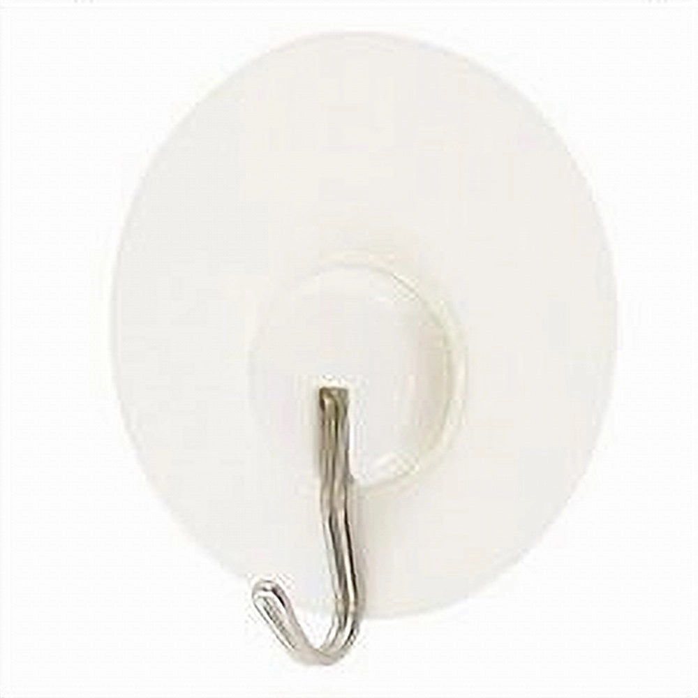 Trade Shop - Set 2 Pz Ganci Appendini Adesivi A Parete Casa Bagno Cucina Gancio Acciaio 87363 -
