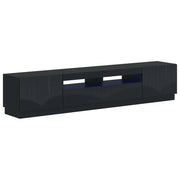 Mobile TV LED a 5 pezzi Nero Legno ingegnerizzato 3416837