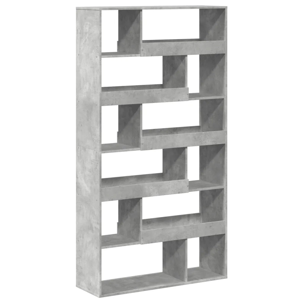 Libreria Grigio Cemento 100x33x187,5 cm in Truciolato 3309351