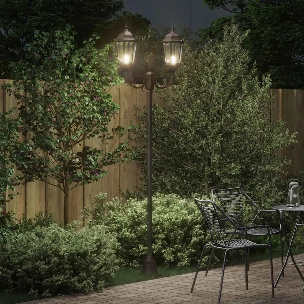 Luce da Giardino Bronzo 68 x 20 x 235 cm Alluminio e vetro CFW5379970