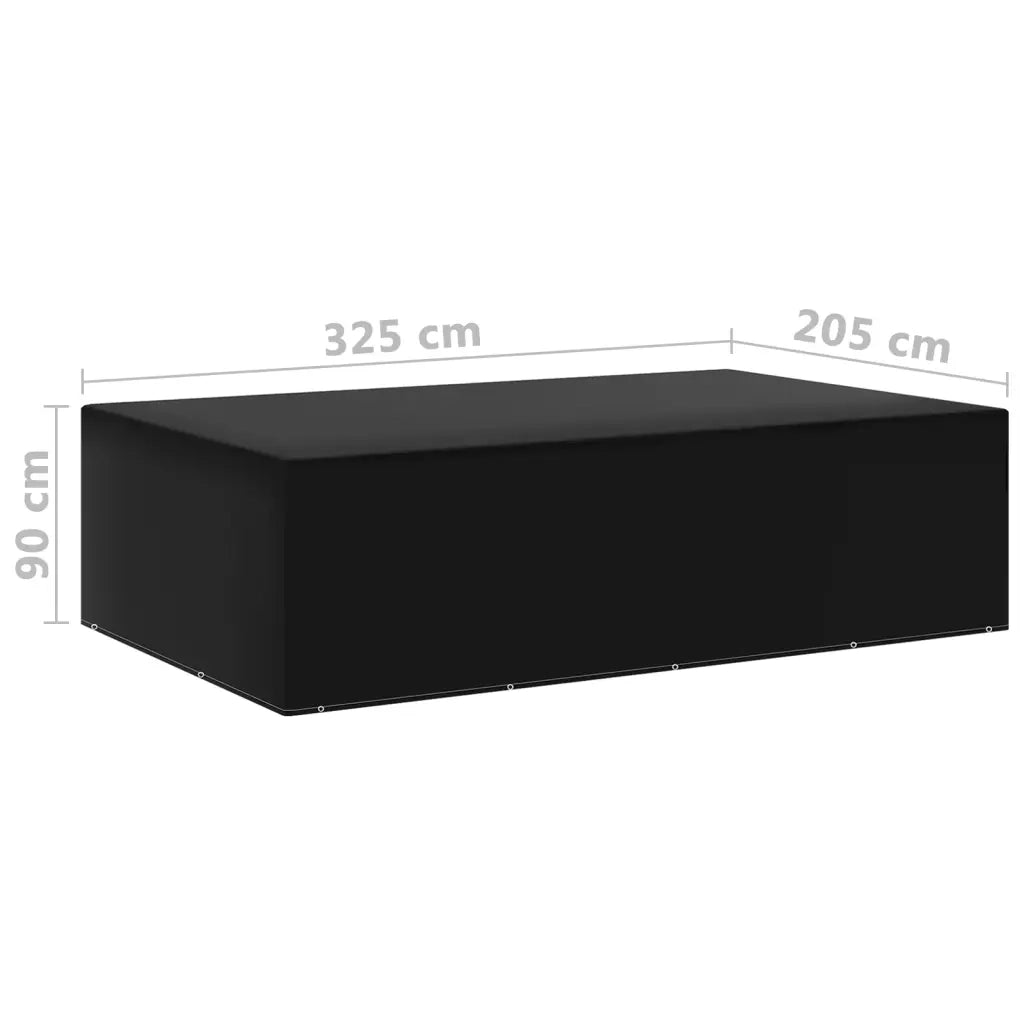 Coperture Arredi Giardino | Telone per mobili da esterni 2 pz 12 Occhielli 325x205x90 cm