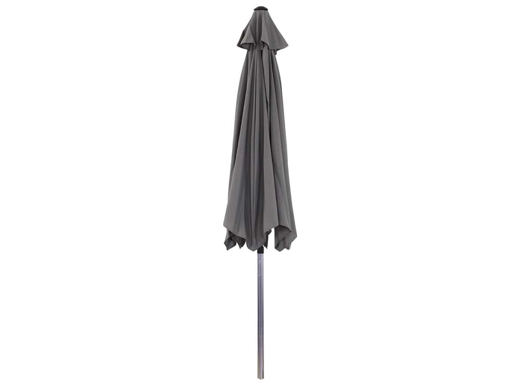 Ombrellone da giardino a palo centrale in alluminio "Sol" - Rontondo  - Ø 3m - Gris