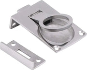Porta di accesso in acciaio inossidabile di alta qualità con maniglia a anello - Blocco di accesso - Resistente e duraturo - Installazione facile - 57x40mm - Copertura del coperchio di accesso