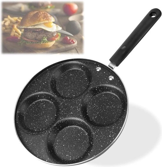 Griglia antiaderente multi-sezione per cottura di colazione - Adatto per forno a gas e piastra elettrica - Fornitura in alluminio - Non-stick - Lega di alluminio per forno