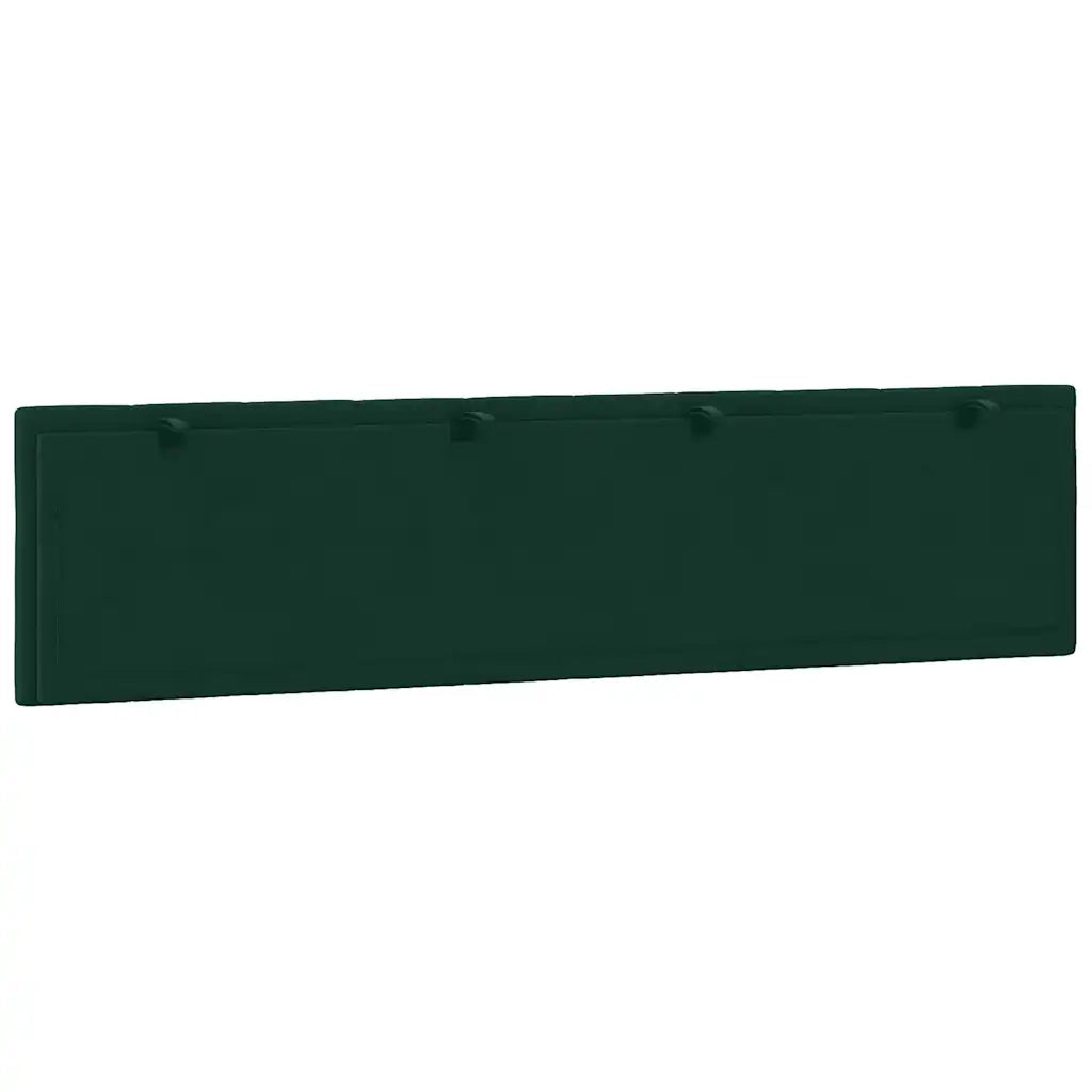 Cuscino Testiera Hanko Verde Scuro 200 cm in Velluto CFW3670367