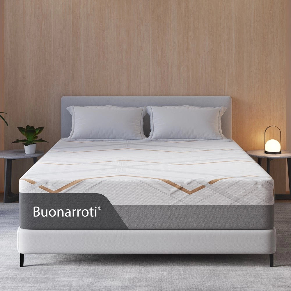 Materasso matrimoniale Corvo con Memory Foam, sfoderabile con molle insacchettate 160x200x30 cm