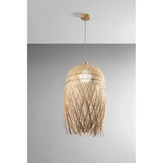 LAMPADARIO BAHAMAS E27 D.40XH223CM IN LEGNO.
