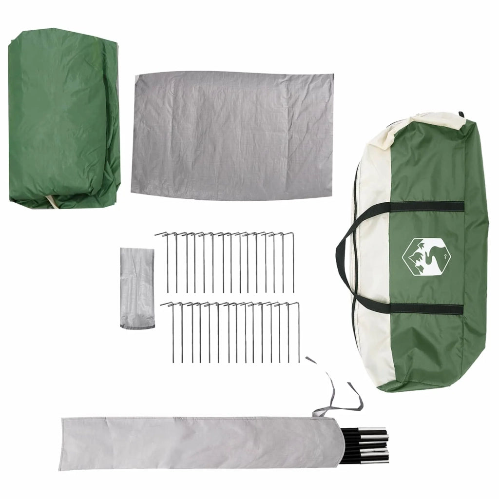 Tenda familiare con telo da pioggia resistente all'acqua Verde 42042246