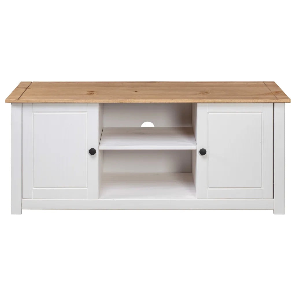 Mobile TV 120x40x50 cm in Legno Massello di Pino Panama Range cod mxl 14680