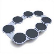 Organizzatore di cibo rotante a 360 gradi - Tavolo da pranzo multifunzionale - 16 accessori - Design elegante - Rotazione silenziosa - Capacità di caricamento multifunzionale