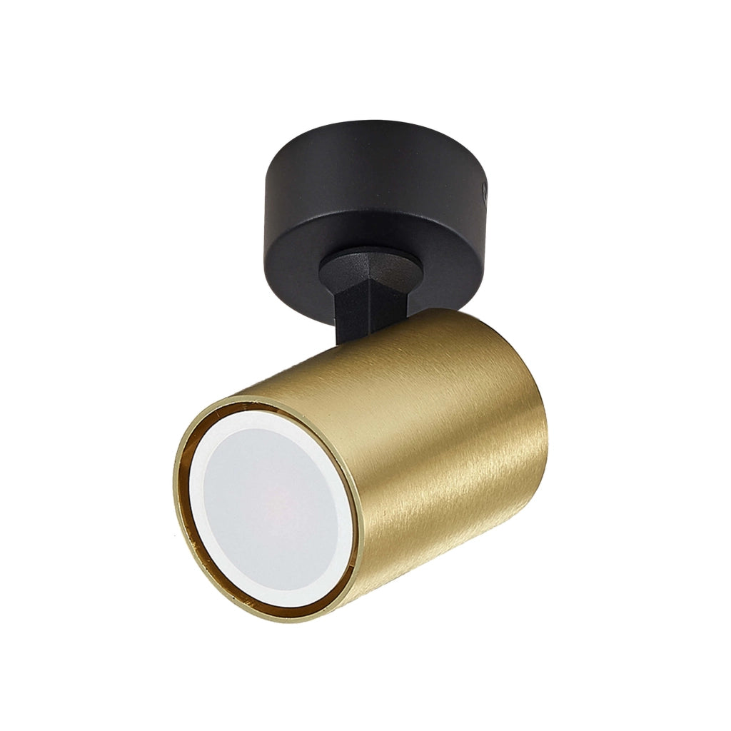 Faretto soffitto Snow 1xGU10 oro/nero metallo Light Prestige
