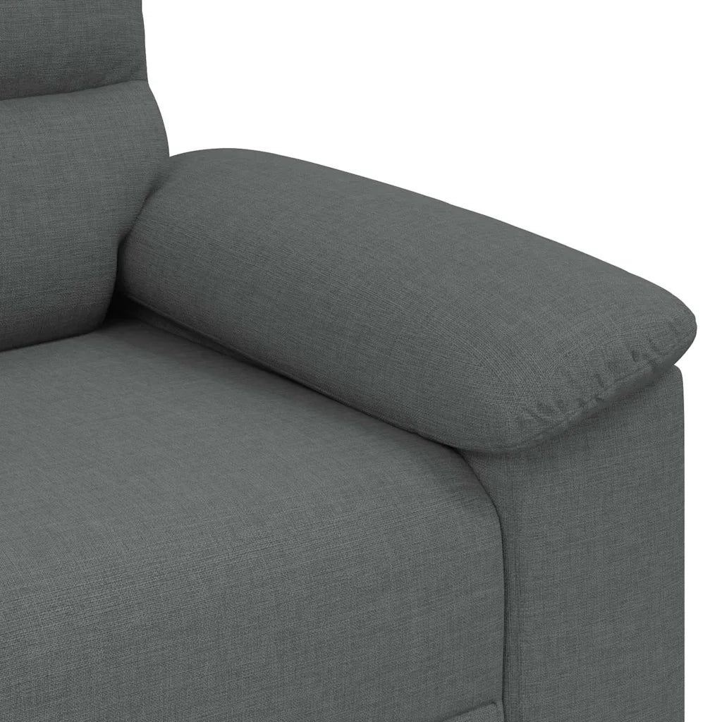 Divano a 2 Posti Grigio Scuro 180x81x84 cm in Tessuto 4105308