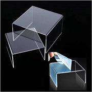 Display Standaard Acrilico per Figure, Vetrina da Cucina e Vetrine Decorative - Set da 6 Pezzi