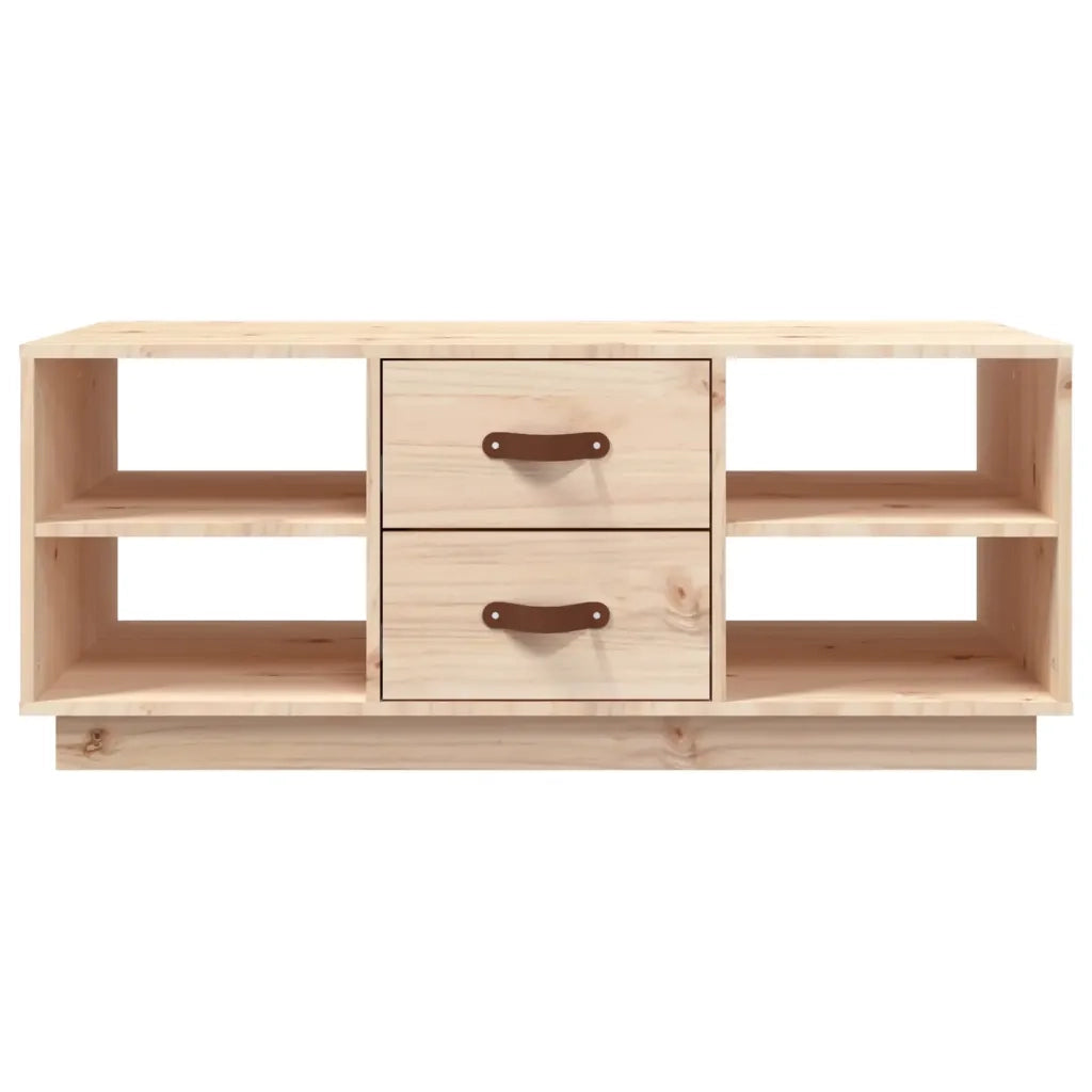Tavolino da Salotto-Tavolino da soggiorno-Tavolo 100x50x41 cm Legno Massello di Pino