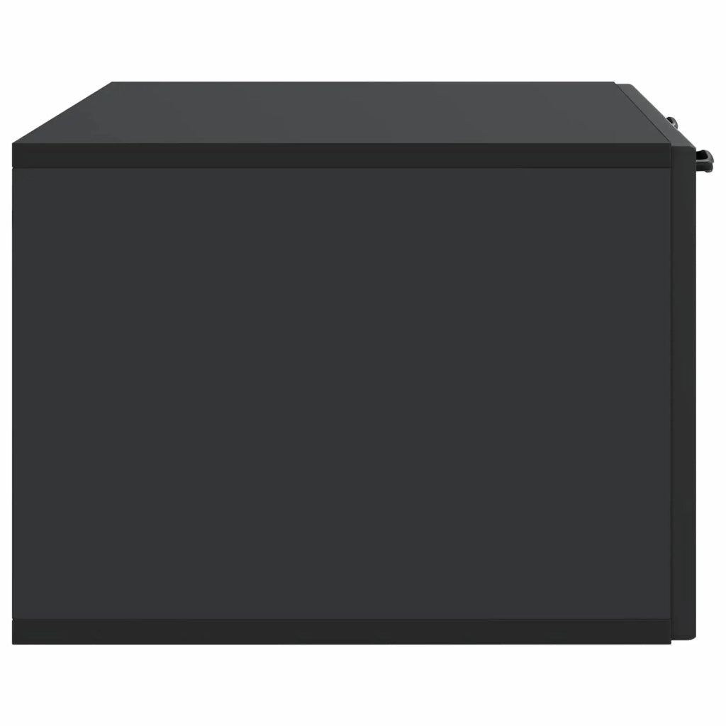Mobile Porta TV da Muro Nero 78,5 x 41 x 30 cm