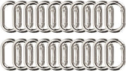 Ovale Viti a Velo 23 mm - 20 Pezzi - Maniglia - Clip - Leggero - Duraturo - Alta Resistenza