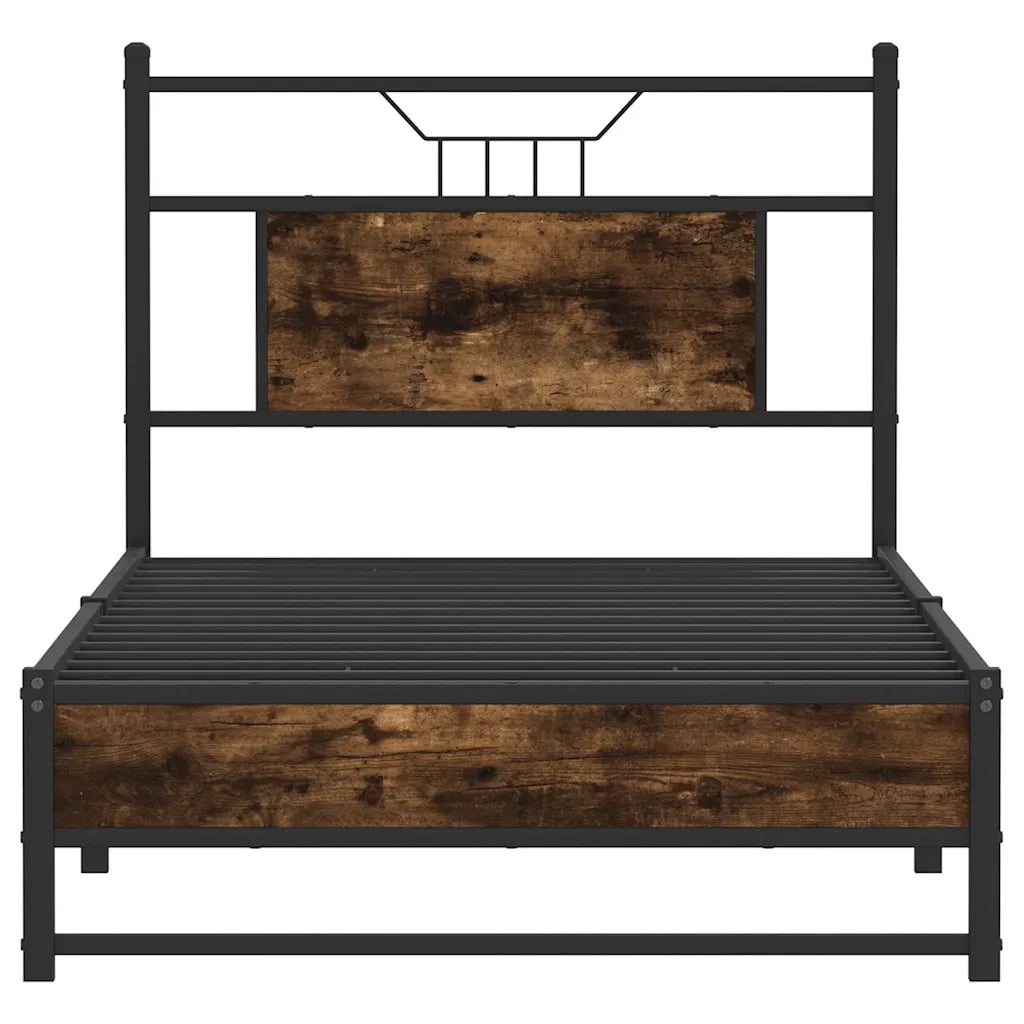 Giroletto senza Materasso Rovere Fumo 90x200 cm in Truciolato 4106901